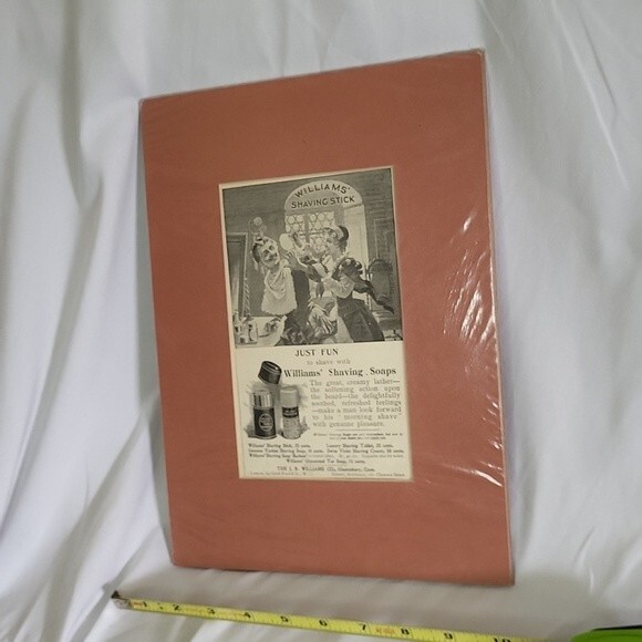 Williams Shaving Stick Advertisement 1898 Vintage barber ad - Picture 7 of 10